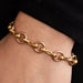 CARTIER Bracelet - Vintage Bracelet in Yellow Gold and White Gold 58 Facettes DV0434-1