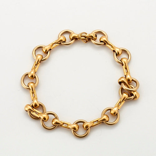 Bracelet CARTIER - Bracelet Vintage en Or Jaune et Or Gris 58 Facettes DV0434-1