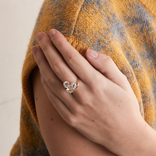 Bague 53 CARTIER - Commande spéciale - Bague Vintage or et diamants 58 Facettes DV0363-1