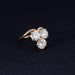 53 CARTIER ring - Special order - Vintage gold and diamond ring 58 Facettes DV0363-1