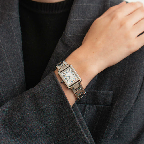 Montre CARTIER - Montre Tank Solo PM 58 Facettes DV0165-8