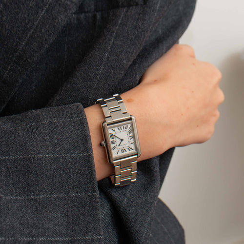 Montre CARTIER - Montre Tank Solo PM 58 Facettes DV0165-8