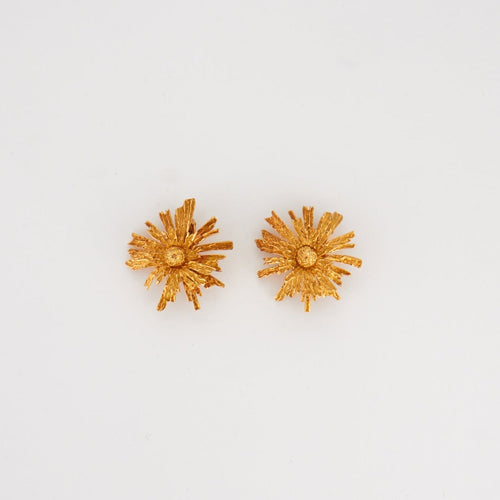 Boucles d'oreilles CARTIER PARIS - Rares boucles d'oreilles fleurs stylisées 58 Facettes DV0269-3