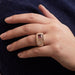 53 CHAUMET Ring - Pink Tourmaline Bangle Ring 58 Facettes DV0368-5