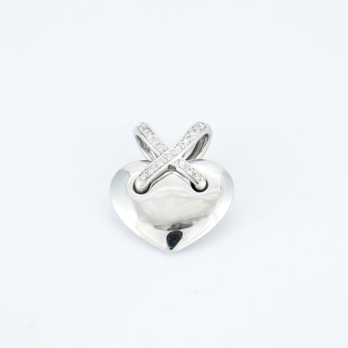 Pendentif CHAUMET - Pendentif LIEN Or gris Diamants 58 Facettes DV0096-1