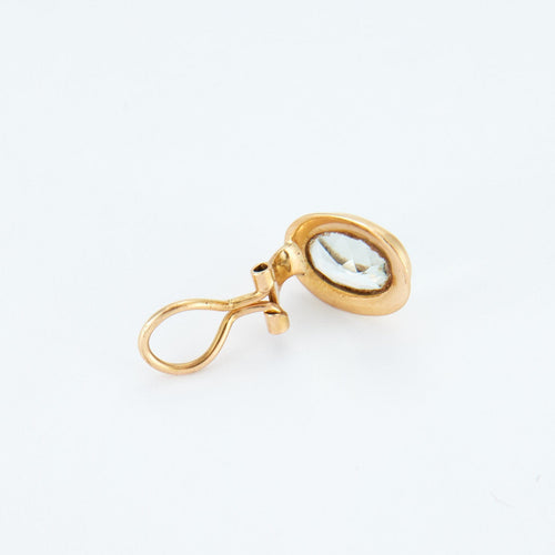 Boucles d'oreilles Clips d'oreilles Aigues-marines 58 Facettes DV0088-10