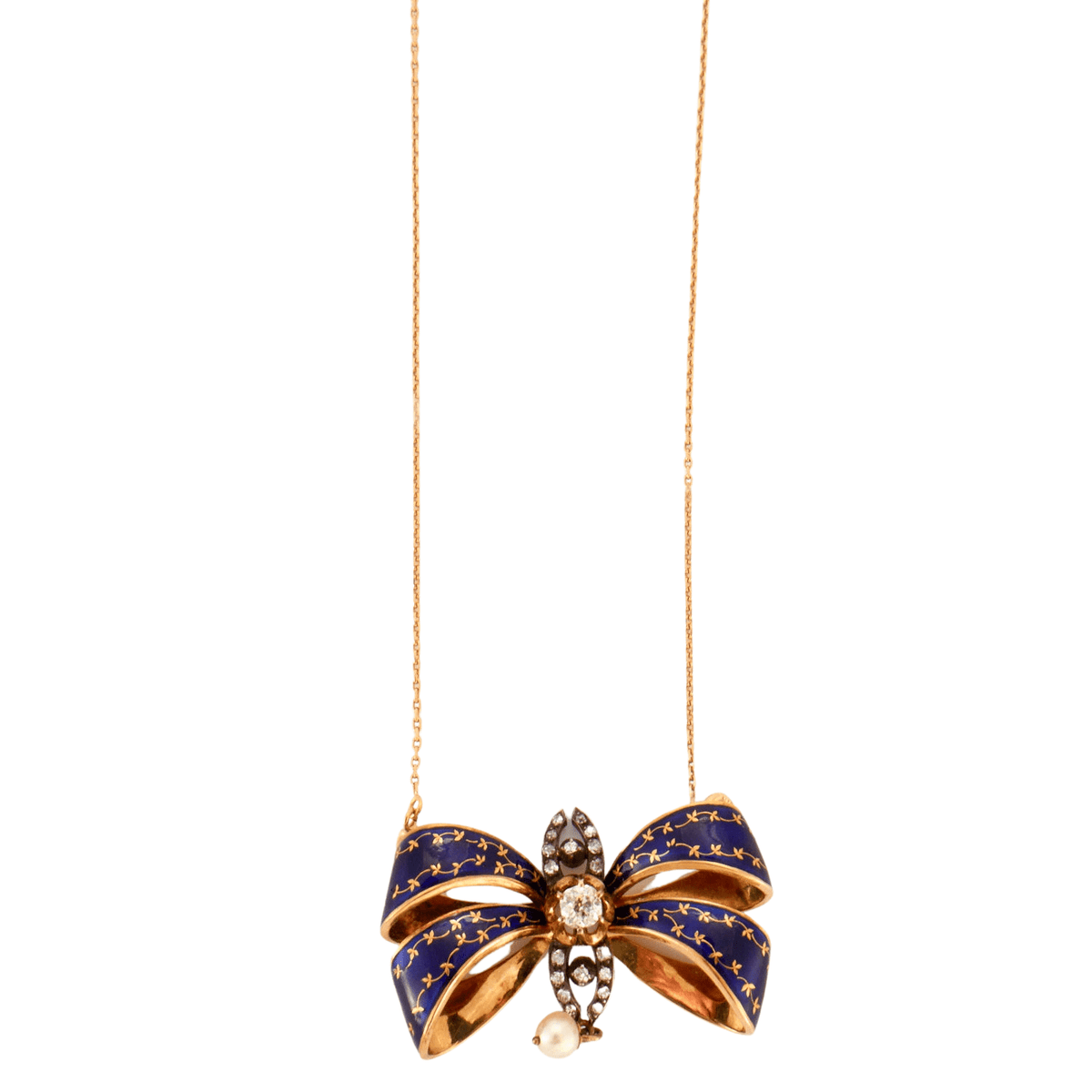 Set De Bijoux Mark Kanz Paris – Collier Et Boucles D'oreilles émail Fuchsia Argent