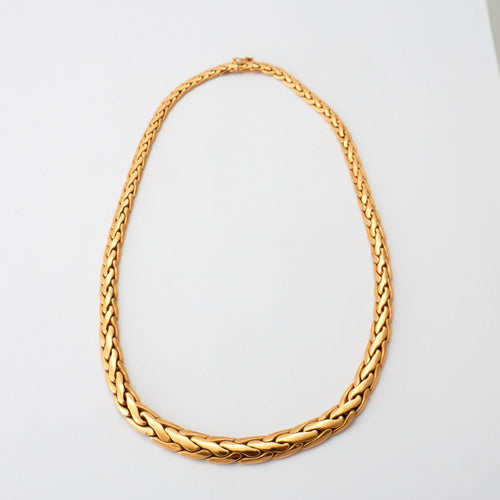 Collier Collier à maille plate or 58 Facettes DV0252-3