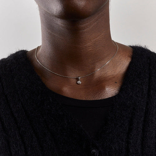 Collier Collier chaîne solitaire Diamant 0.25ct 58 Facettes DV0464-1