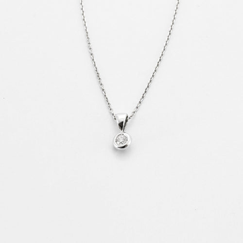 Collier Collier chaîne solitaire Diamant 0.25ct 58 Facettes DV0464-1