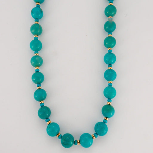 Collier Collier de perles de turquoise 58 Facettes DV0162-10