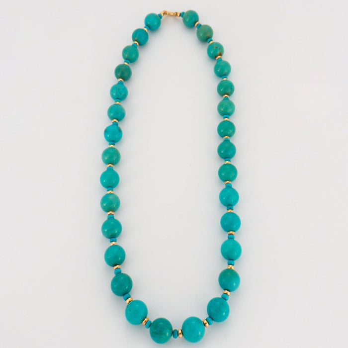 Collier Collier de perles de turquoise 58 Facettes DV0162-10