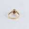 Bague 54 Bague Saphir entourage Diamants 58 Facettes FM54