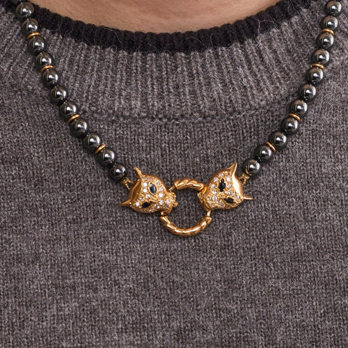 Collier Collier Hématites Or Jaune 58 Facettes DV0330-1