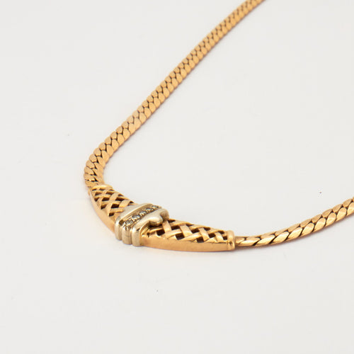 Collier Collier motif Damier Diamants 58 Facettes DV0178-10