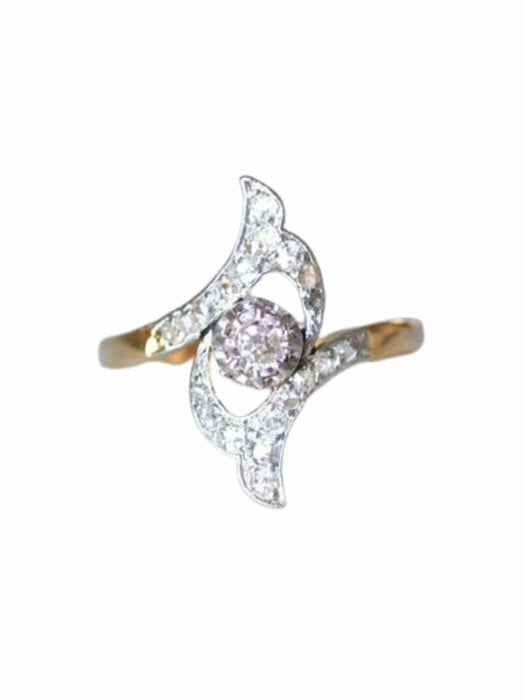 Bague Bague Marquise Belle Epoque diamants 58 Facettes