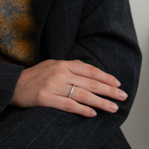 Bague 52 Demi-alliance 13 Diamants 58 Facettes DV0169-2