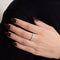 Bague 55 Demi-alliance Diamants Or Blanc 58 Facettes DV0339-2