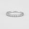Bague 55 Demi-alliance Diamants Or Blanc 58 Facettes DV0339-2