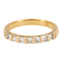 Ring 56 Half wedding ring Princess cut diamonds 58 Facettes DV0059-3