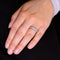 Bague 53 Demie alliance diamants 58 Facettes DV0295-1