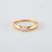 Ring 56 DIDIER GUERIN - Solitaire ring in yellow gold 58 Facettes DV0235-1