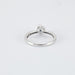 Ring 54 Didier Guérin - White gold solitaire ring 58 Facettes DV0199-1
