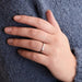 Ring 52 DIHN VAN - Square wedding ring in white gold 58 Facettes DV0327-1