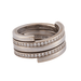 50 DINH VAN Ring - Duo Spiral Ring White Gold Diamonds 58 Facettes DV0009-1