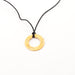 DINH VAN Necklace - Yellow Gold Diamond Target Pendant 58 Facettes DV0368-1