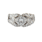 Bague 52 Élégante Bague Diamants Or Gris 58 Facettes DV0238-1
