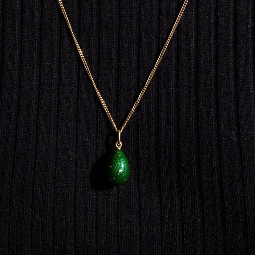 Pendentif FABERGE - Pendentif Oeuf Emaillé 58 Facettes DV0392-1
