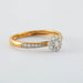 Ring 56 Fine Yellow Gold Diamond Ring 58 Facettes DV0243-1
