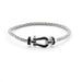 FRED bracelet - Force 10 Medium Model gray gold steel enamel 58 Facettes DV0305-4