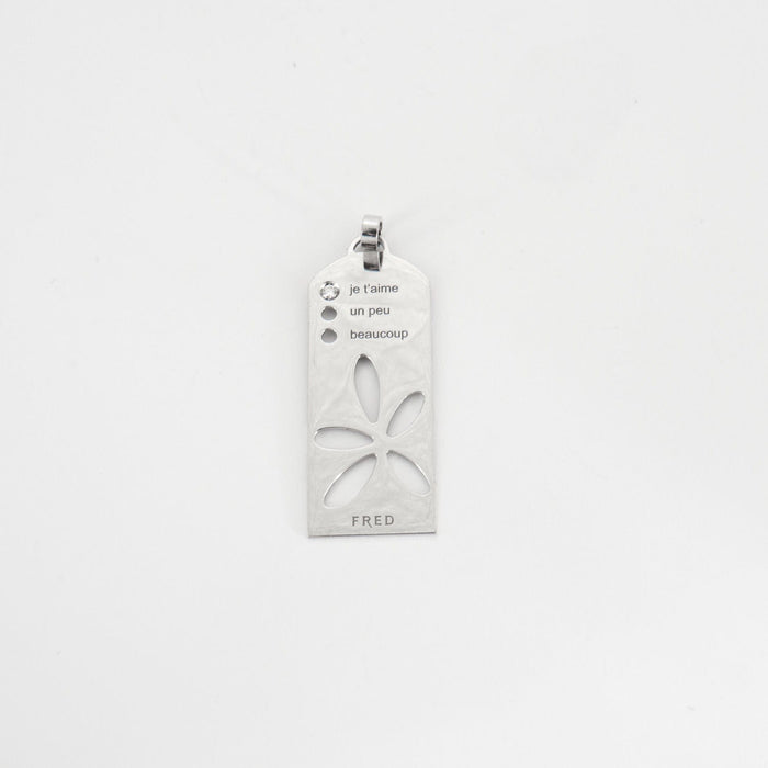 Pendentif FRED - Important pendentif en or gris 58 Facettes DV0285-1