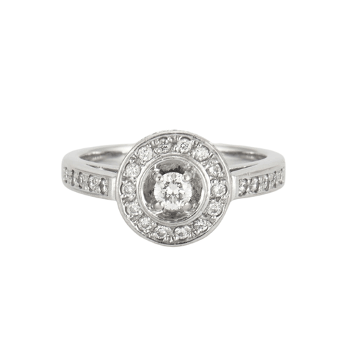 Bague 53 GAYUBO - Bague Solitaire ronde 58 Facettes DV0132-1