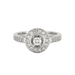 Ring 53 GAYUBO - Round Solitaire Ring 58 Facettes DV0132-1