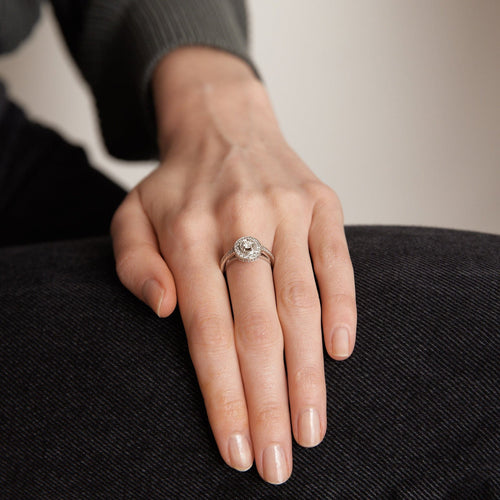 Bague 53 GAYUBO - Bague Solitaire ronde 58 Facettes DV0132-1