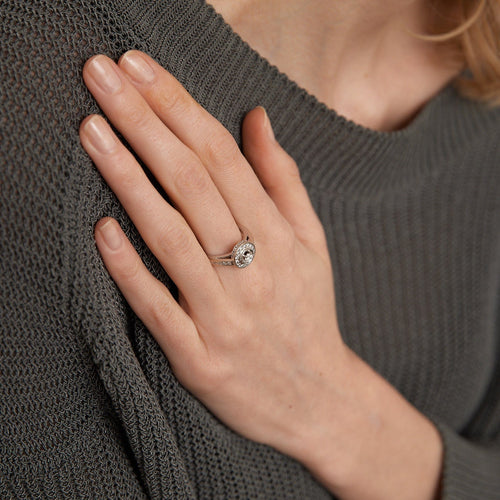 Bague 53 GAYUBO - Bague Solitaire ronde 58 Facettes DV0132-1