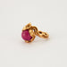 Ring 50 GILBERT ALBERT - Yellow gold ring and earrings set 58 Facettes DV0298-1