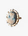 Ring 56 Large Cameo Ring on Onyx, Lady with Tiara 58 Facettes DV0032-59