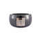 Bague 55 GUY LAROCHE- Bague Céramique noire Diamants 58 Facettes DV0006-1