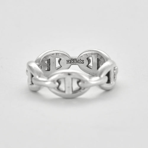 Bague 54 HERMES - Bague "CHAINE D'ANCRE ENCHAINEE" 58 Facettes DV0365-2