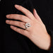 Ring 52 HERMES - “ECHAPPEE” ring 58 Facettes DV0365-6