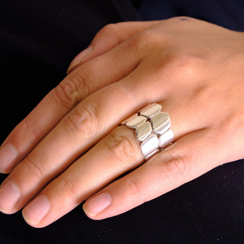 Bague 55 HERMÈS - Bague Niloticus 58 Facettes DV0031-3
