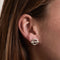Boucles d'oreilles HERMÈS - Boucles d'oreilles "Croisette" 58 Facettes DV0365-10
