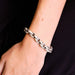 HERMES bracelet - Braided cornice mesh bracelet 58 Facettes DV0266-1