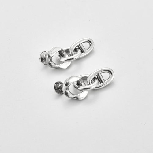 Boucles d'oreilles HERMÈS - Paire de Pendants d'oreilles "Chaîne d'ancre" 58 Facettes DV0365-14