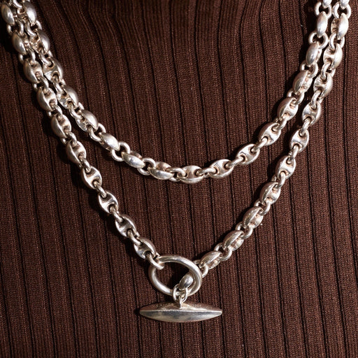 HERMES Necklace - Rare Coffee Bean Long Necklace 58 Facettes DV0444-1