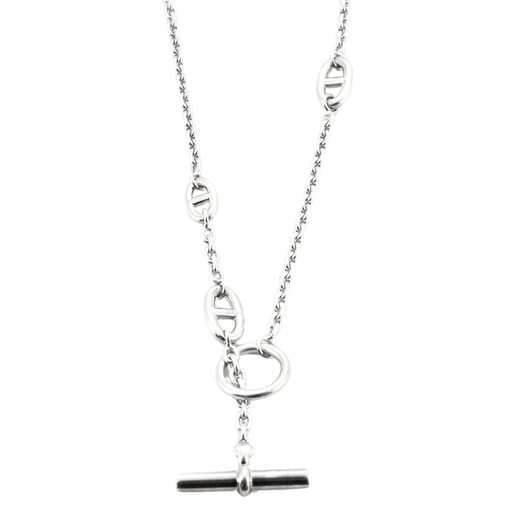 HERMES Necklace - Farandole Chain D'ancre Long Necklace 58 Facettes DV0429-1